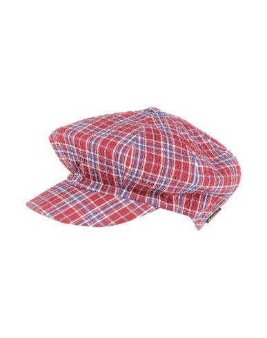 Borsalino Man Hat Burgundy Size 7 ¼ Cotton, Elastane In Red