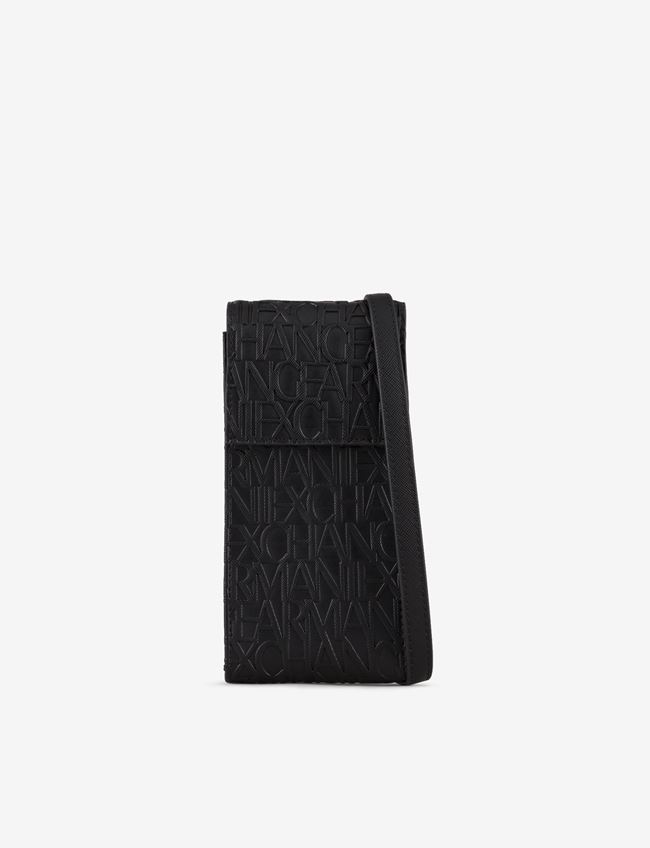 Armani Exchange Phone Case Black Polyester | ModeSens