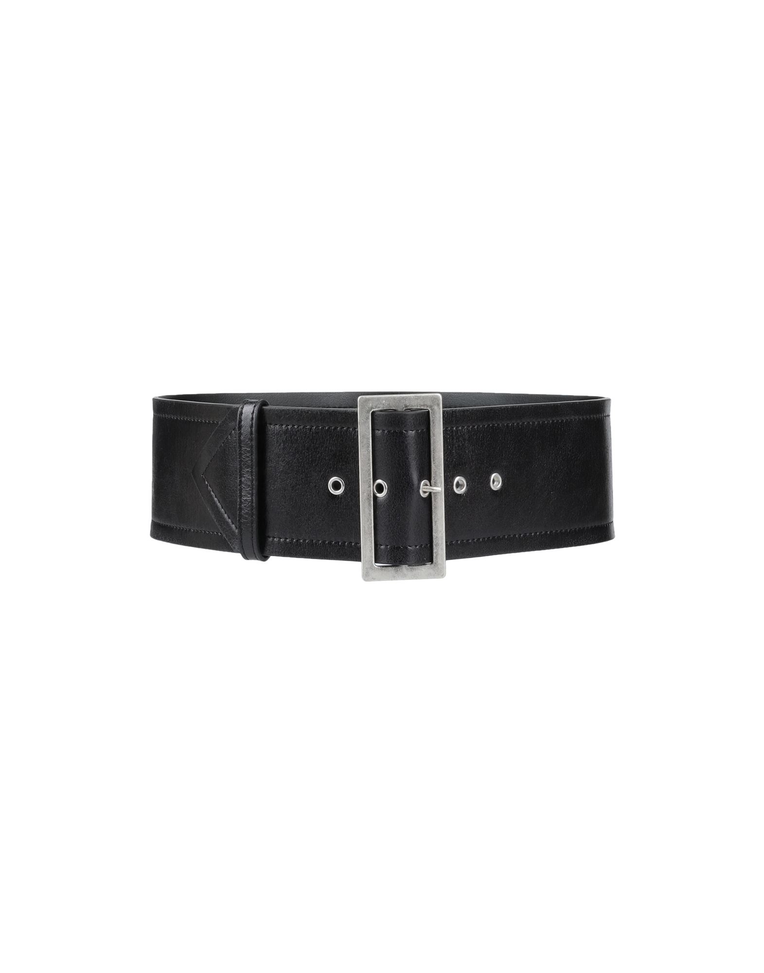 Philosophy Di Lorenzo Serafini Woman Belt Black Size 8 Leather In Black