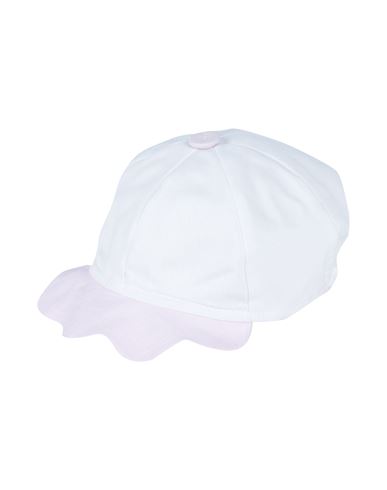 La Stupenderia Babies'  Newborn Girl Hat White Size 3 Polyester, Cotton