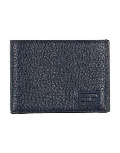 Fendi Man Wallet Midnight Blue Size - Calfskin In Blue