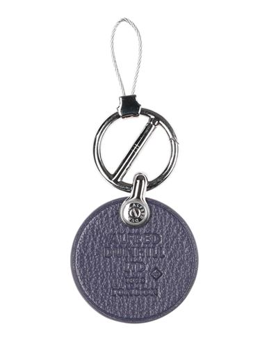 Dunhill Man Key Ring Midnight Blue Size - Soft Leather, Metal