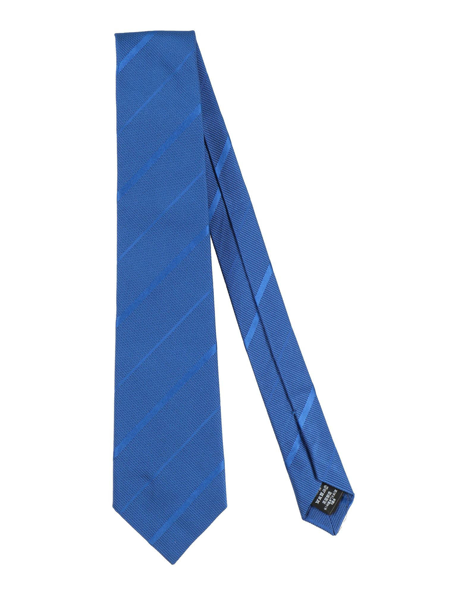 Dunhill Man Ties & Bow Ties Bright Blue Size - Silk, Cotton