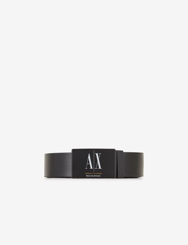 Armani Exchange Belt Black Bovine | ModeSens