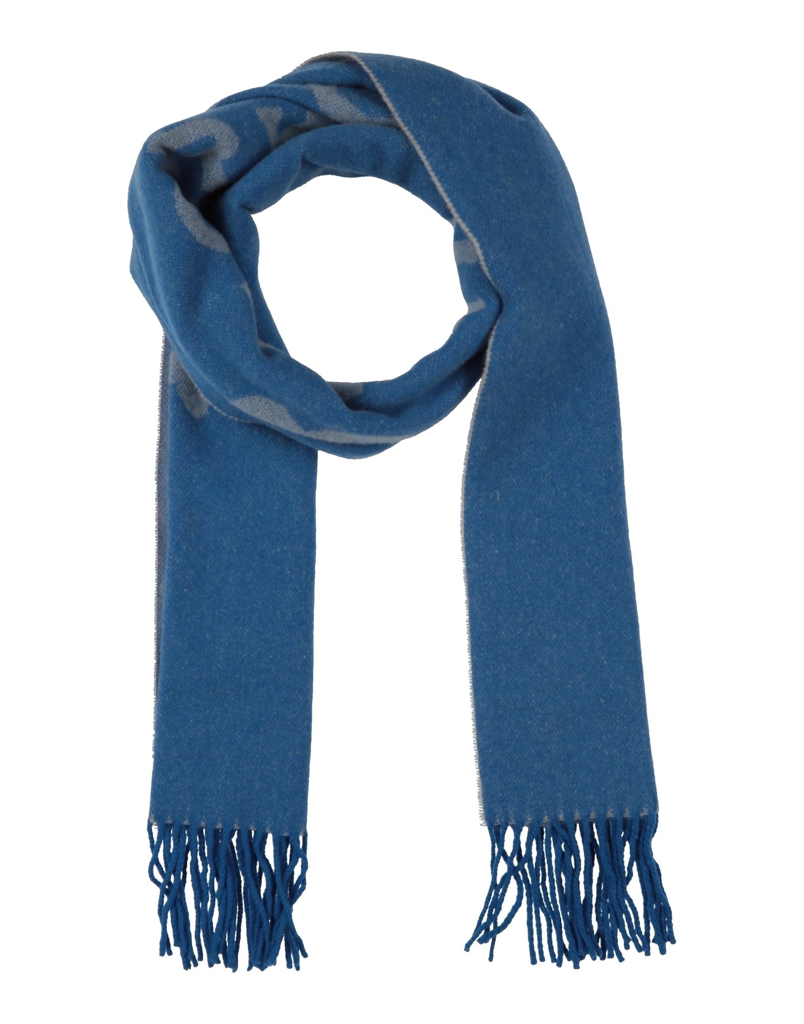 Rag & Bone Woman Scarf Azure Size - Recycled Wool, Wool In Blue