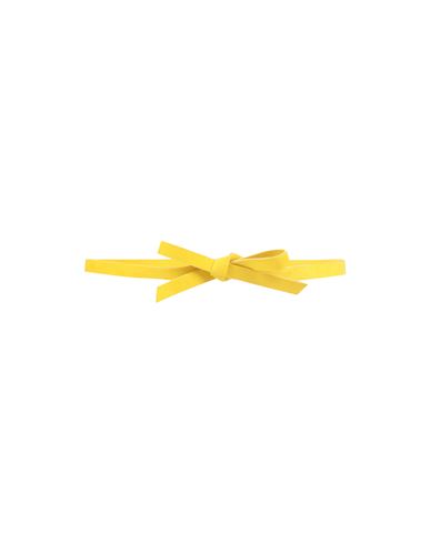 L:ú L:ú By Miss Grant Babies'  Toddler Girl Belt Yellow Size 6 Soft Leather