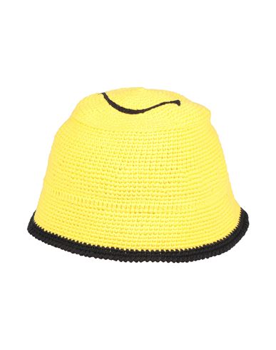 PHILOSOPHY DI LORENZO SERAFINI PHILOSOPHY DI LORENZO SERAFINI TODDLER BOY HAT YELLOW SIZE 3 COTTON, POLYAMIDE 