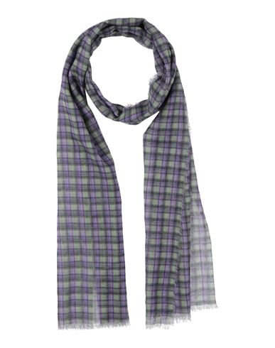 Arte Cashmere Woman Scarf Purple Size - Cotton, Silk, Linen