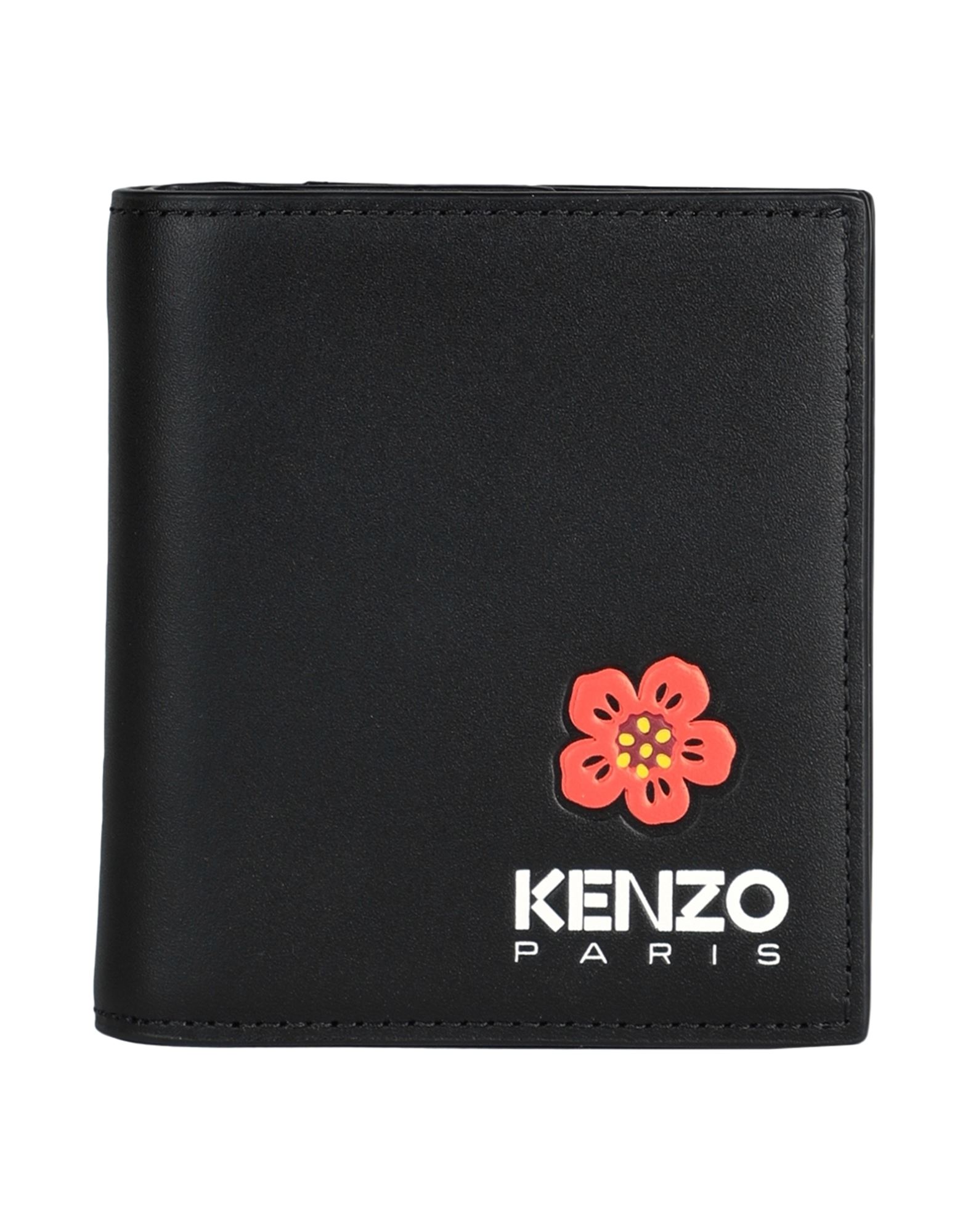 Shop Kenzo Man Wallet Black Size - Bovine Leather
