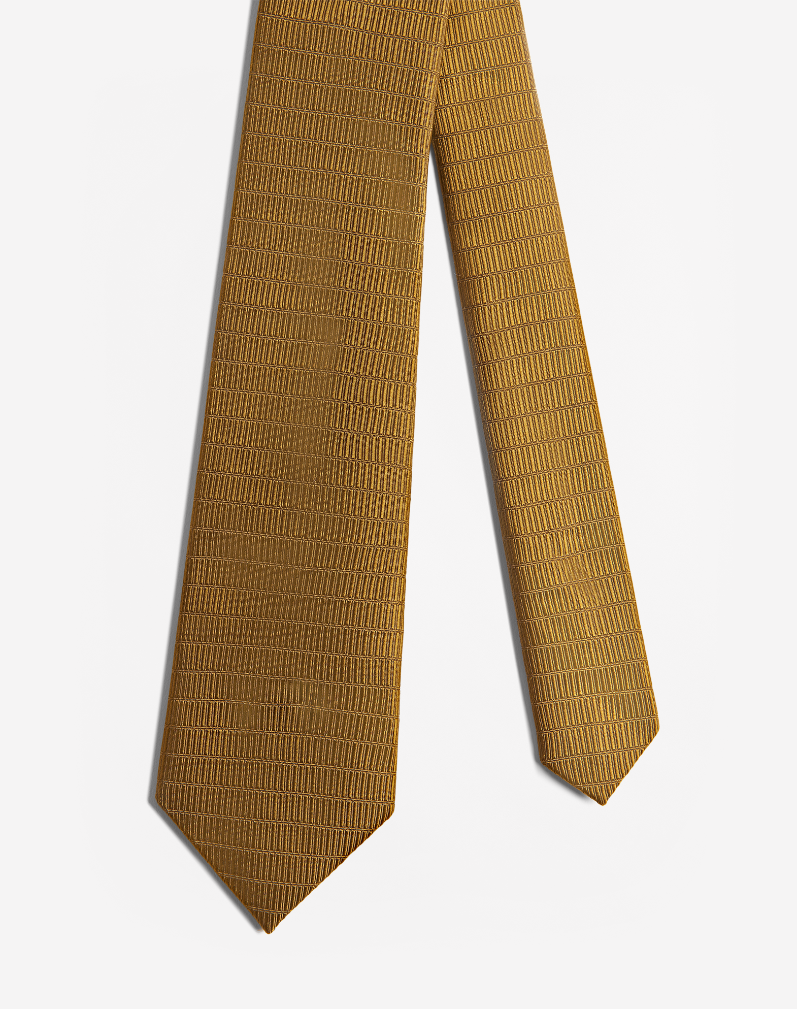 Dunhill Micro Rollagas Texture Tie In Gold