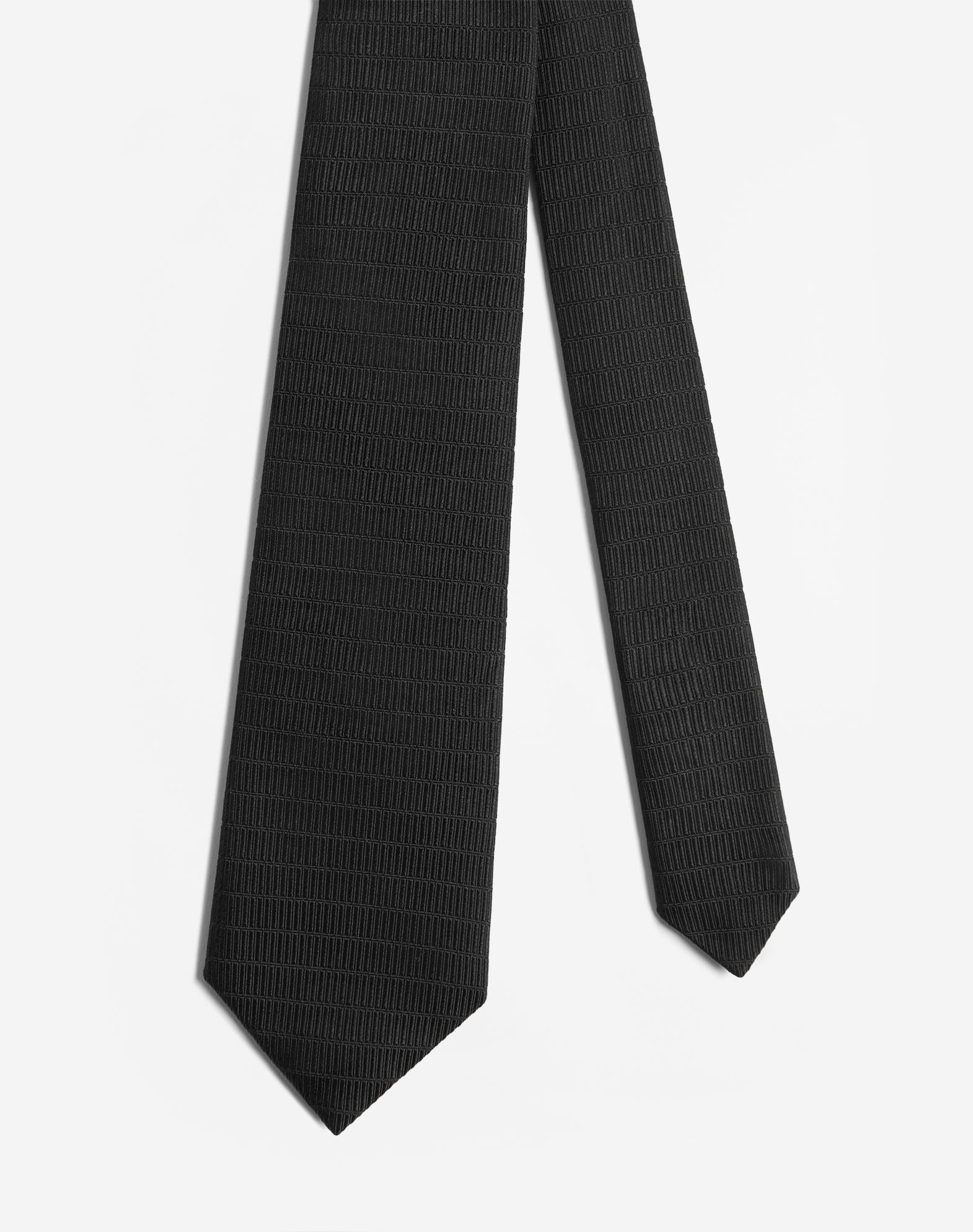 Dunhill Micro Rollagas Texture Tie In Black