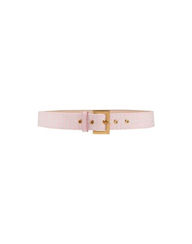 Balmain Woman Belt Pink Size 36 Cotton, Polyester