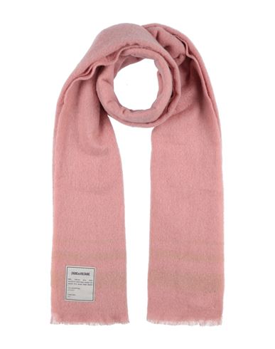 Zadig & Voltaire Woman Scarf Blush Size - Acrylic, Polyamide, Mohair Wool In Pink
