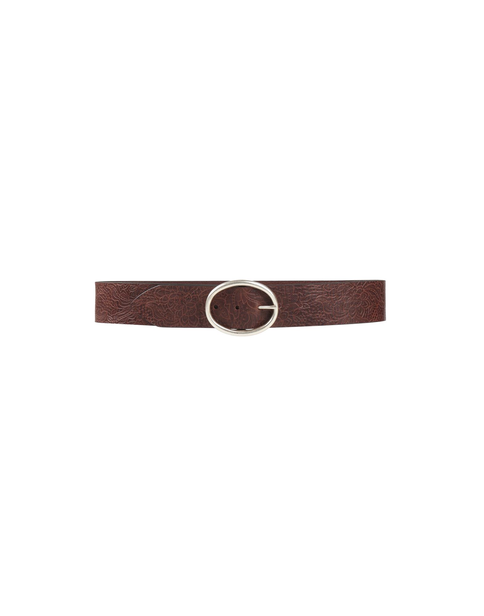 ORCIANI ORCIANI WOMAN BELT DARK BROWN SIZE 39.5 SOFT LEATHER