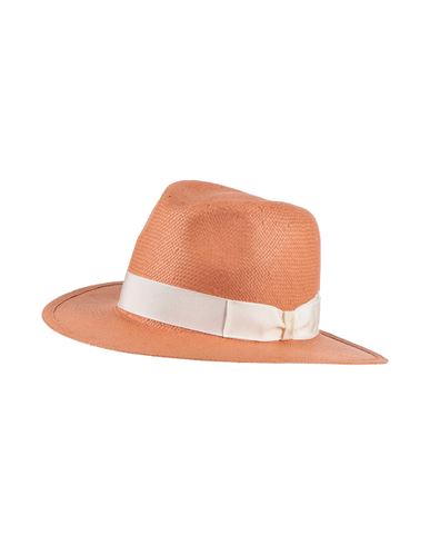 Borsalino Man Hat Orange Size 7 Paper Yarn