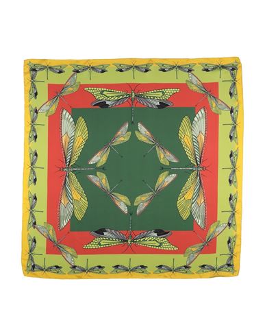 Franco Ferrari Woman Scarf Acid Green Size - Silk