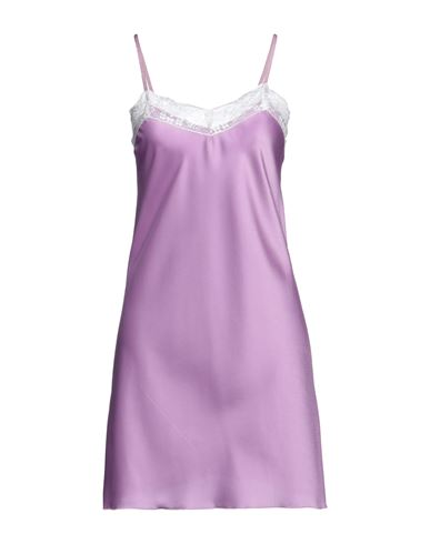 Berna Woman Short Dress Mauve Size Onesize Polyester In Purple