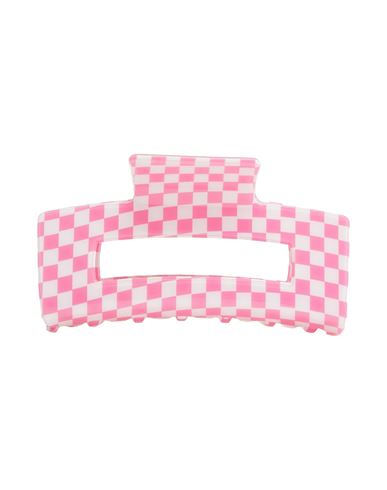 8 By Yoox Checkerboard Hair Clip Woman Hair Accessory Magenta Size - Resin In Pink