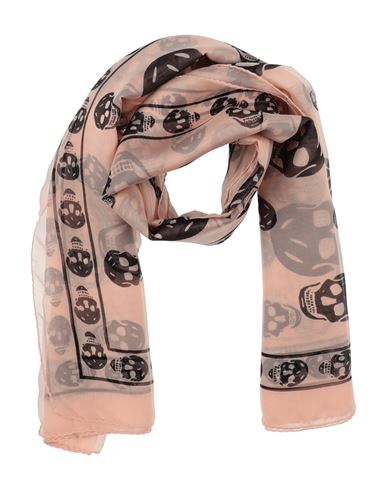 Alexander Mcqueen Woman Scarf Light Pink Size - Silk