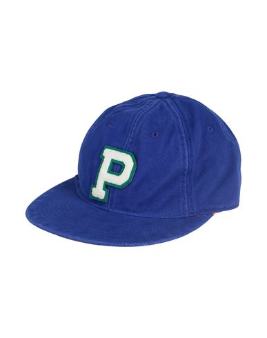 Polo Ralph Lauren Chenille-patch Twill Ball Cap Man Hat Bright Blue Size Onesize Cotton