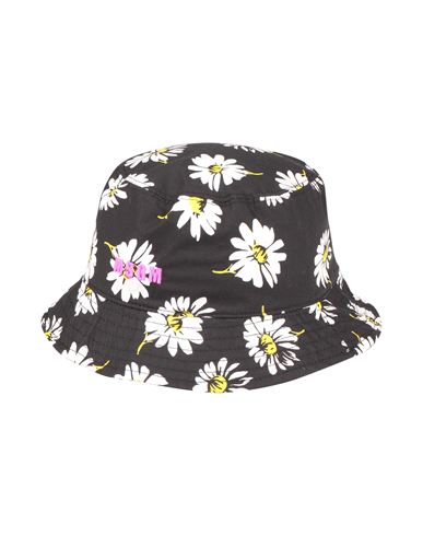 Msgm Woman Hat Black Size S Cotton