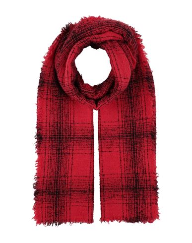 Faliero Sarti Woman Scarf Red Size - Virgin Wool, Cashmere, Polyamide