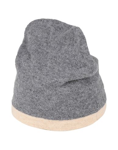 Cashmere Company Woman Hat Grey Size Onesize Wool, Cashmere