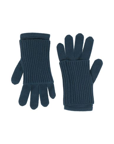 Be You By Geraldine Alasio Woman Gloves Deep Jade Size Onesize Cashmere In Blue