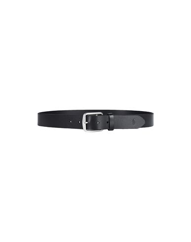 Polo Ralph Lauren Woman Belt Black Size 32 Soft Leather