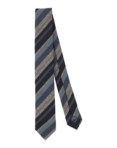 Brioni Man Ties & Bow Ties Midnight Blue Size - Wool, Silk