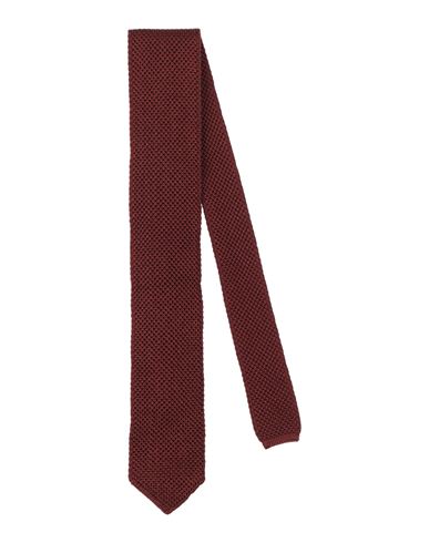 Brioni Man Ties & Bow Ties Cocoa Size - Silk In Brown