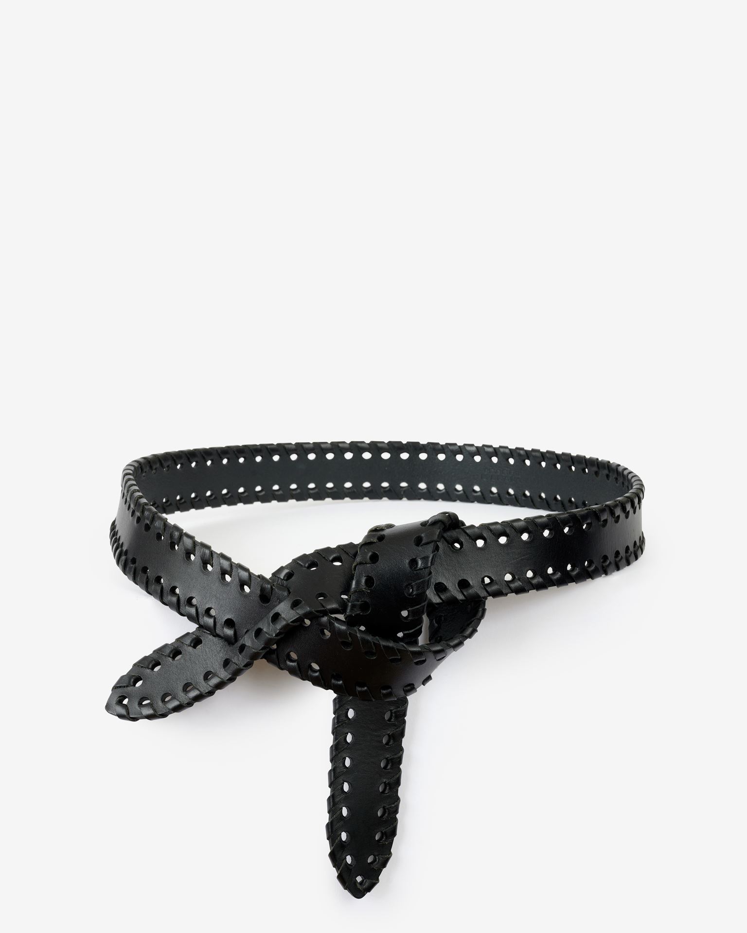 Isabel Marant, Lecce Knotted Leather Belt - Women - Black