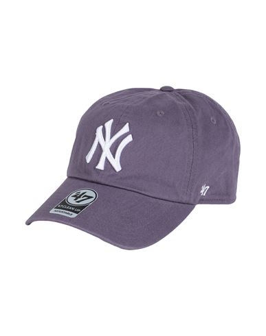47 Cappellino Clean Up New York Yankees Hat Deep Purple Size Onesize Cotton