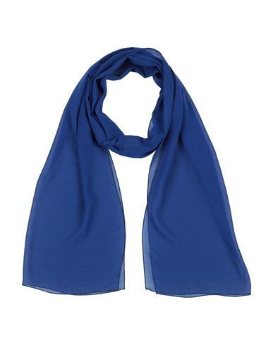 Soani Woman Scarf Blue Size - Polyester, Elastane
