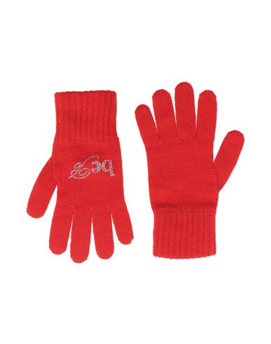 Be Blumarine Woman Gloves Red Size Onesize Virgin Wool