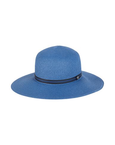Borsalino Woman Hat Blue Size M Paper Yarn