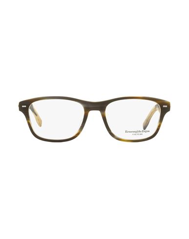 Zegna Zc5013f Eyeglasses Man Eyeglass Frame Brown Size 55 Acetate