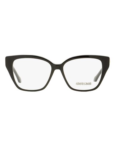 Shop Roberto Cavalli Square Rc5083 Orciano Eyeglasses Woman Eyeglass Frame Black Size 53