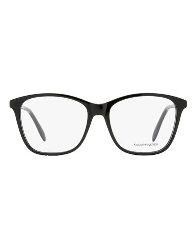 Alexander Mcqueen Square Am0191o Eyeglasses Woman Eyeglass Frame Black Size 54 Ace