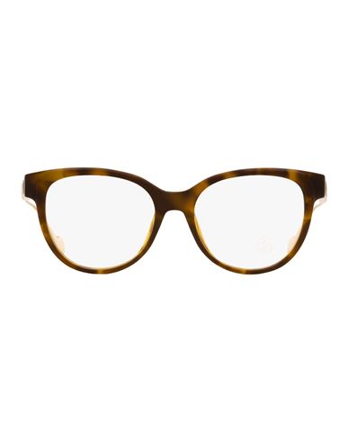 Moncler Pantos Ml5056 Eyeglasses Woman Eyeglass Frame Brown Size 53 Acetate, Metal