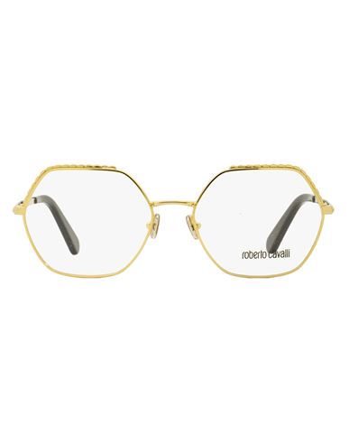 Shop Roberto Cavalli Hexagonal Rc5104 Eyeglasses Woman Eyeglass Frame Black Size 54 Metal