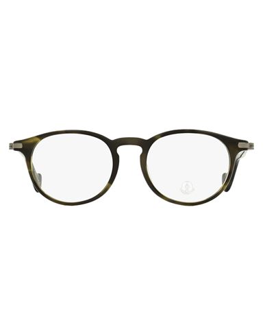 Moncler Oval Ml5044f Eyeglasses Eyeglass Frame Brown Size 51 Acetate