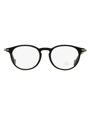 Moncler Oval Ml5044f Eyeglasses Eyeglass Frame Black Size 51 Acetate