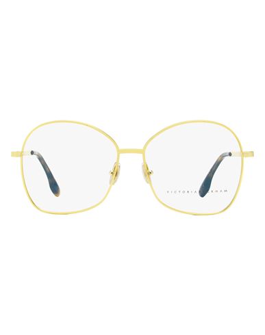 Victoria Beckham Angular Vb220 Eyeglasses Woman Eyeglass Frame Gold Size 58 Metal,