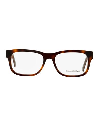 Zegna Xxx Ez5173 Eyeglasses Man Eyeglass Frame Brown Size 56 Acetate