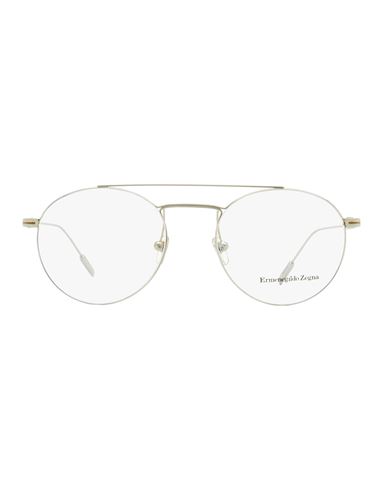 Zegna Leggerissimo Ez5218 Eyeglasses Man Eyeglass Frame Multicolored Size 51 Metal In Silver
