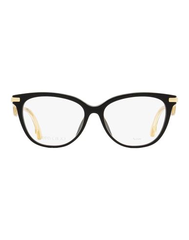 Jimmy Choo Alternative Fit Jc259/f Eyeglasses Woman Eyeglass Frame Black Size 53 Acetate