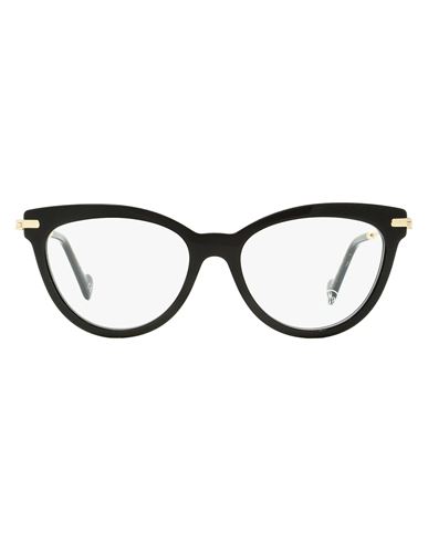 Moncler Ml5018 Eyeglasses Woman Eyeglass Frame Black Size 53 Acetate, Metal