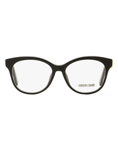 Roberto Cavalli Oval Rc5090 Eyeglasses Woman Eyeglass Frame Black Size 52 Acetate, M