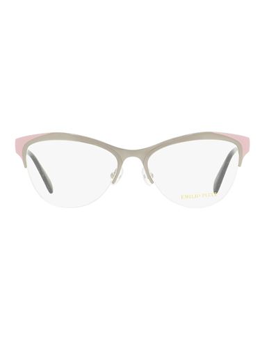 Emilio Pucci Pucci  Oval Ep5073 Eyeglasses Woman Eyeglass Frame Pink Size 53 Metal, Acetate